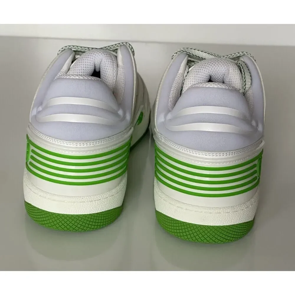 Gucci Demetra GG Men's Low-top Green/White Sneakers 6.5 US (Gucci 6) 698785 NIB